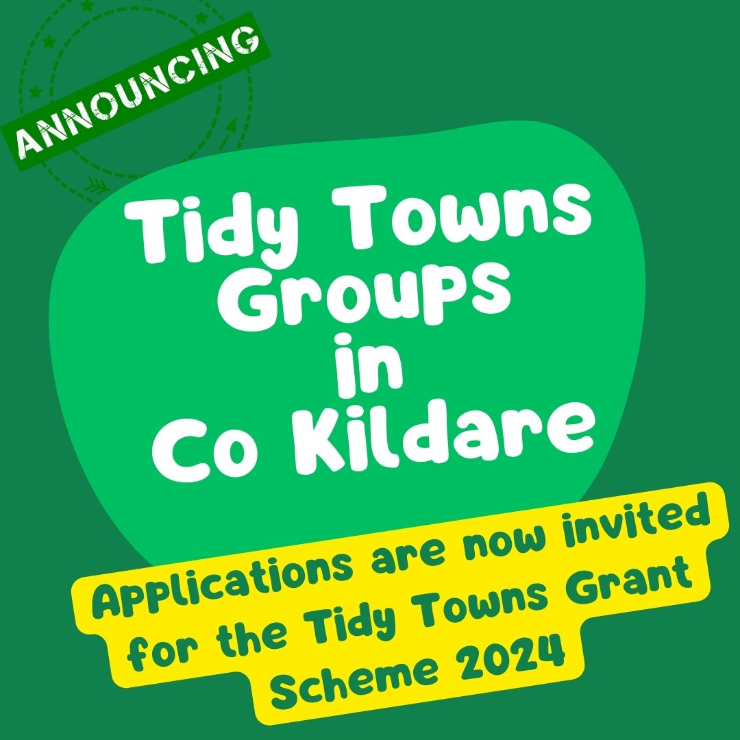 📢 Applications are now invited for the Tidy Towns Grant Scheme 2024 For further information and to submit an application visit submit.link/2qp