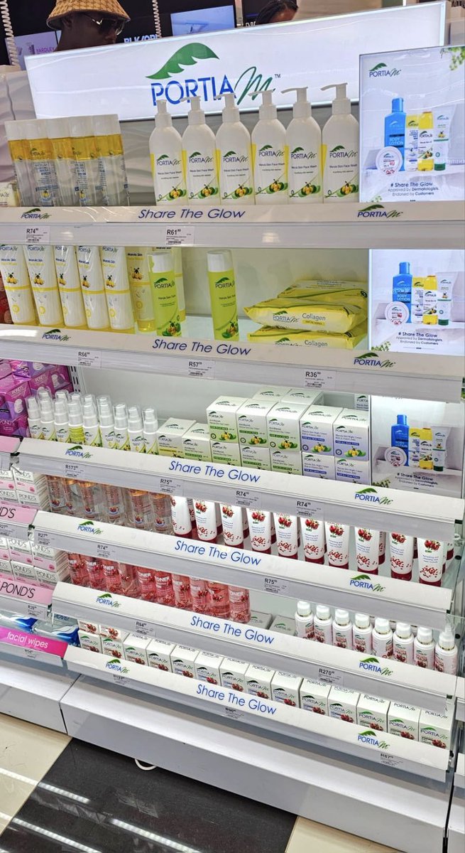 Portia M skin care products are available at leading retailers 👏✨🍃

Thank you glowers for trusting with your skin and making us your number 1 brand 👏🙌

#portiamskincare 
#sharetheglow
