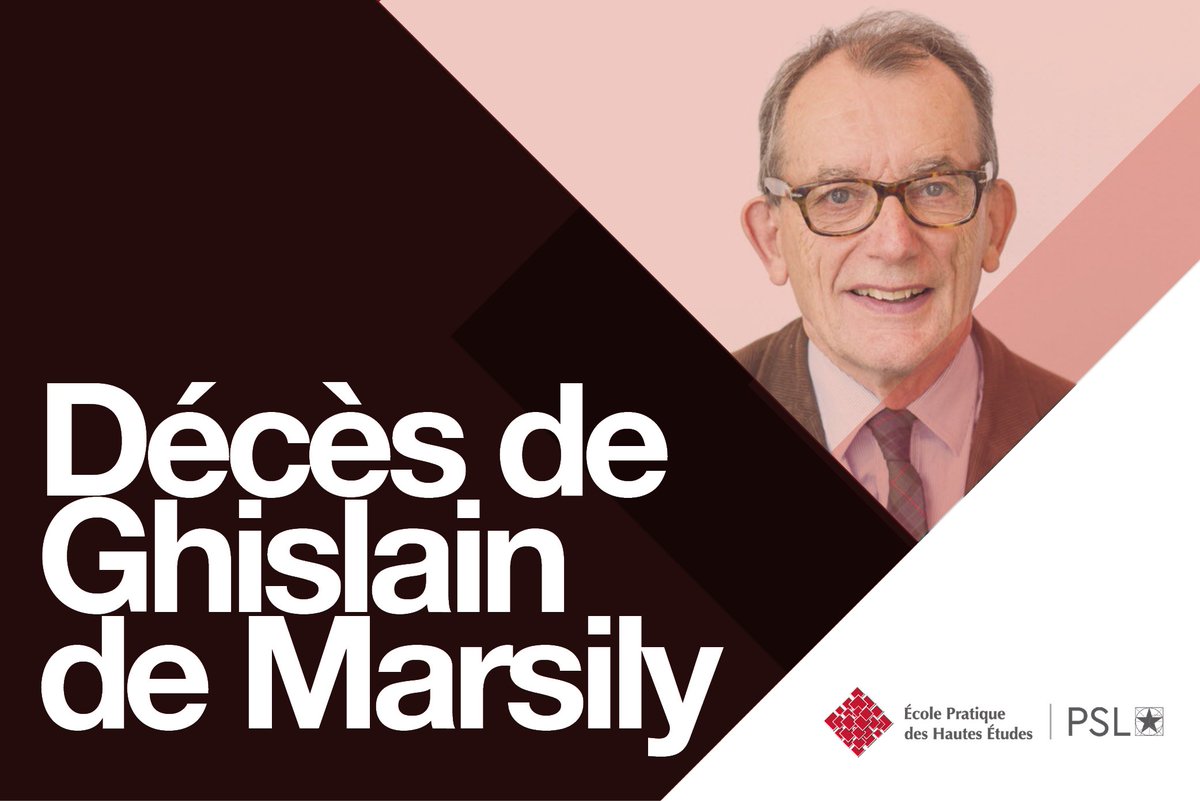 Célèbre pour ses contributions à l'#hydrogéologie stochastique et à la gestion de la ressource en #eau, Ghislain de Marsily avait été directeur d’études cumulant de l’@EPHE_PSL de 1998 à 2003 👉 ephe.psl.eu/deces-de-ghisl…