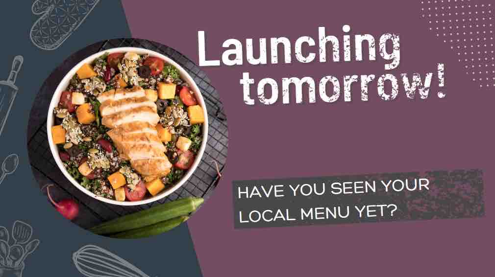 The new dining offer launches tomorrow! 🍽️ Head across to the mess today to find out what will be on offer from tomorrow.