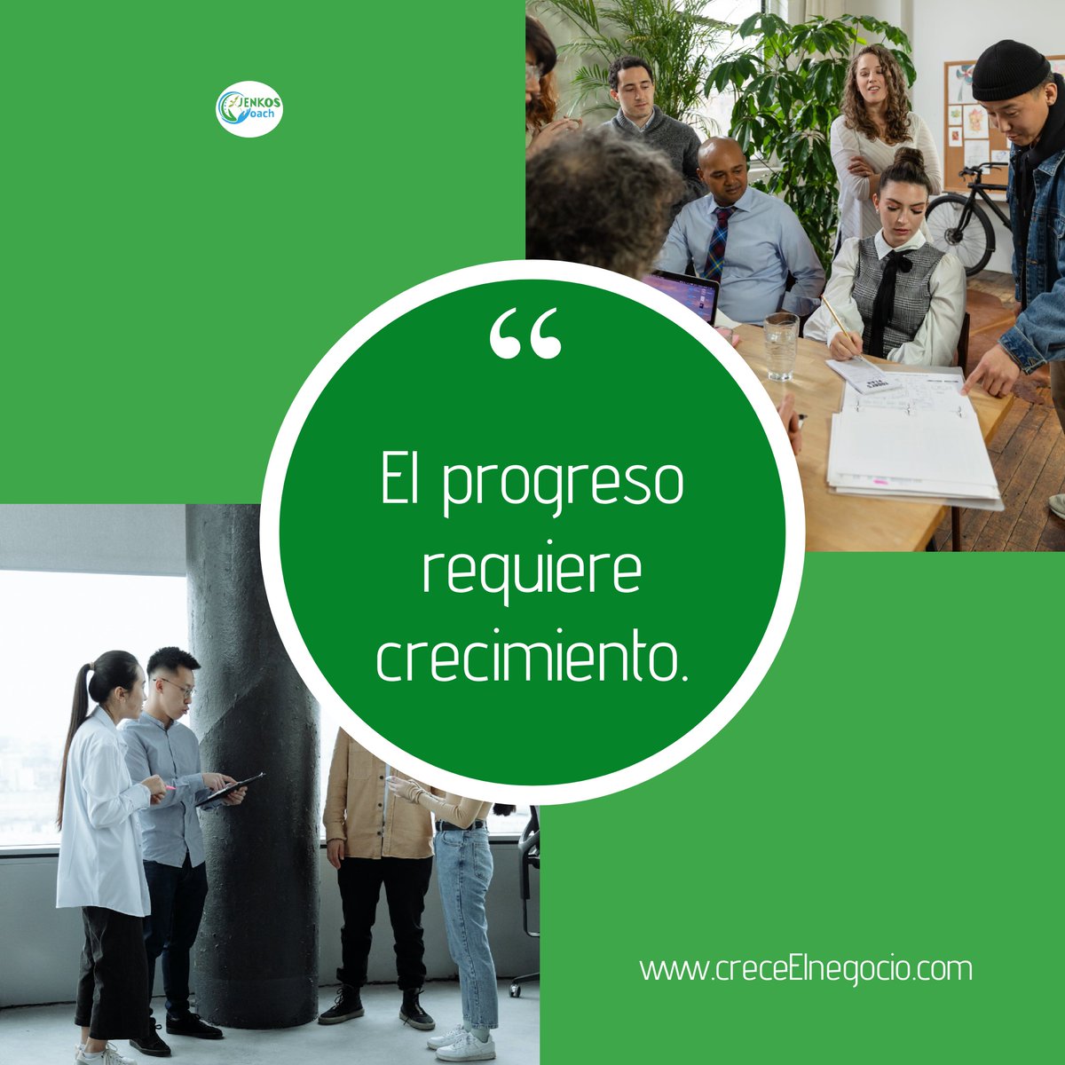 Lo que te trajo hasta aquí, no necesariamente te llevará para allá. 

El progreso requiere crecimiento.

#VisiónClara #MetasClarasyPrecisas #PersistenciaYDeterminación