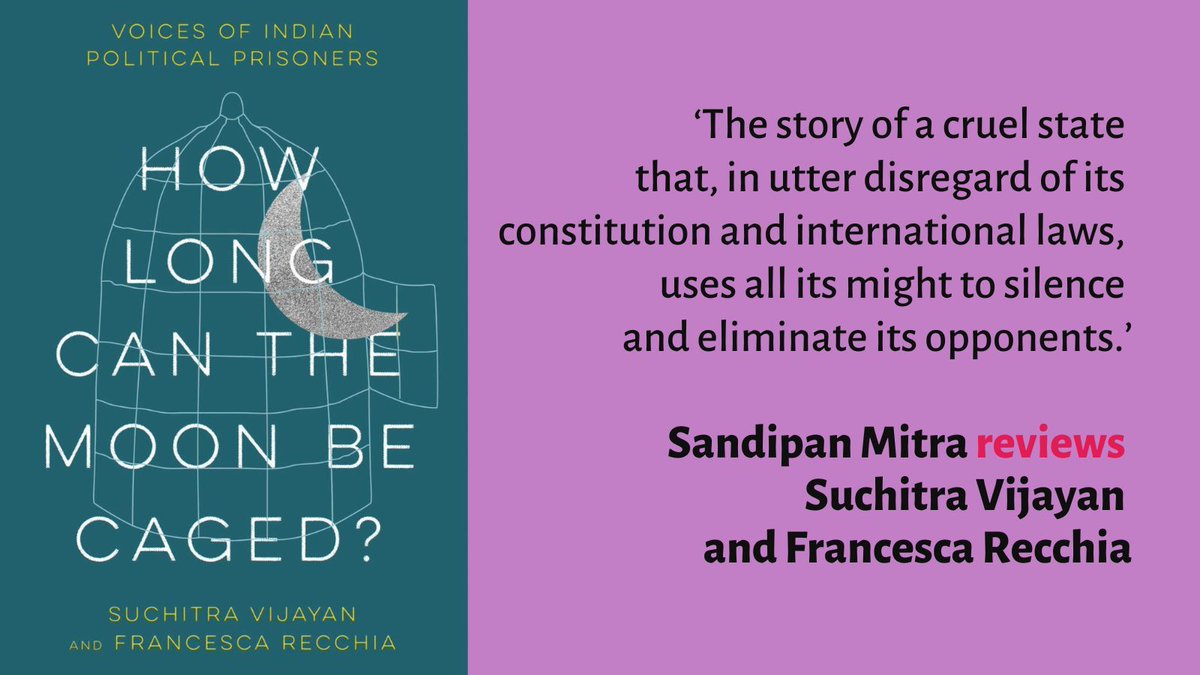 “A work of intellectual and moral resistance, as well as an act of community and solidarity.” @SMitra_ reviews @suchitrav and @kiccovich @project_polis book that shares powerful testimonies from Indian political prisoners and their families. buff.ly/3JgJVlL @PlutoPress