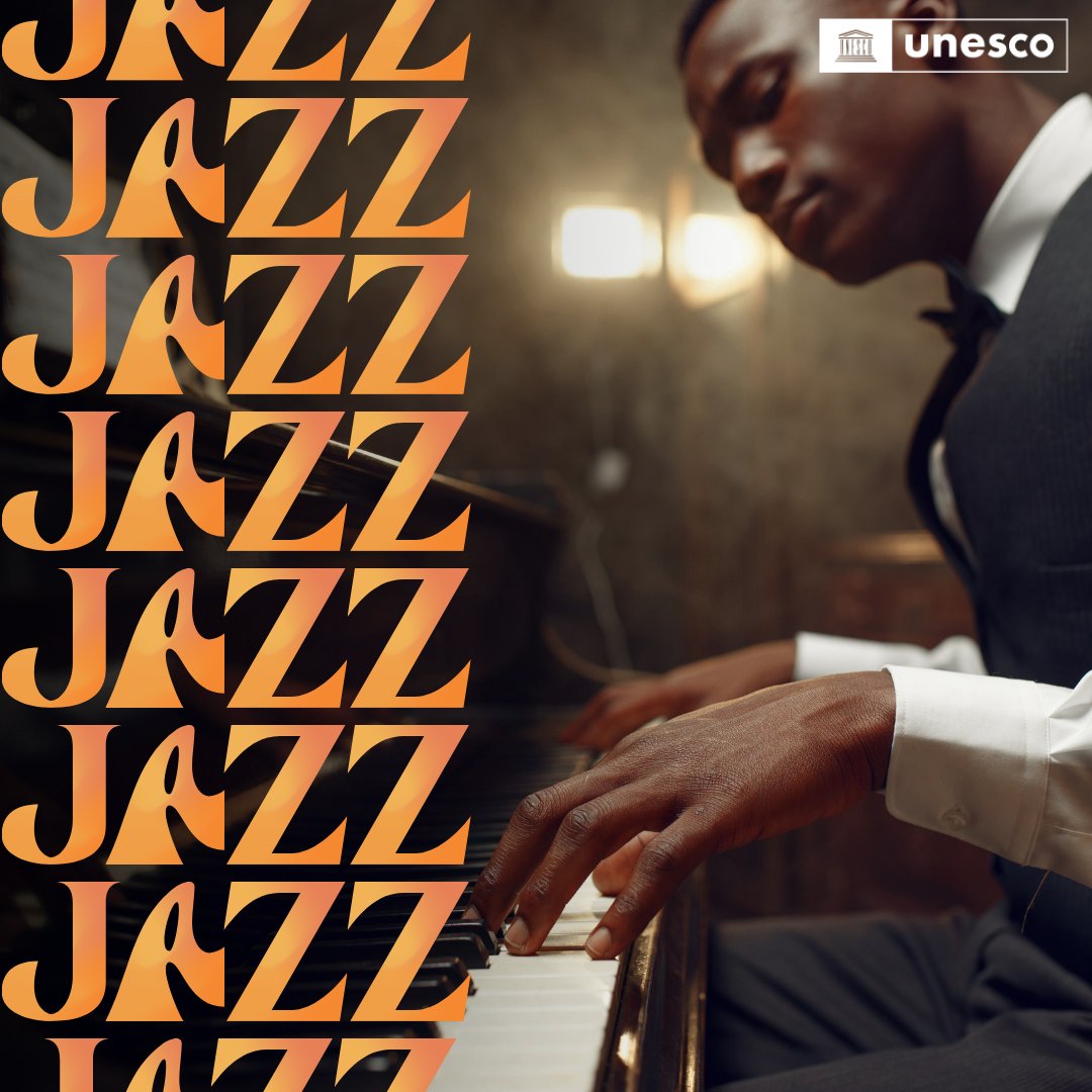 Le jazz est apparu comme une échappatoire aux défis et aux obstacles de la vie. Des décennies plus tard, son essence continue de captiver nos cœurs. Selon vous, pourquoi le #jazz transcende-t-il le temps ? 🎺🎷 Aujourd’hui, c'est la #JournéeDuJazz : unesco.org/fr/internation…