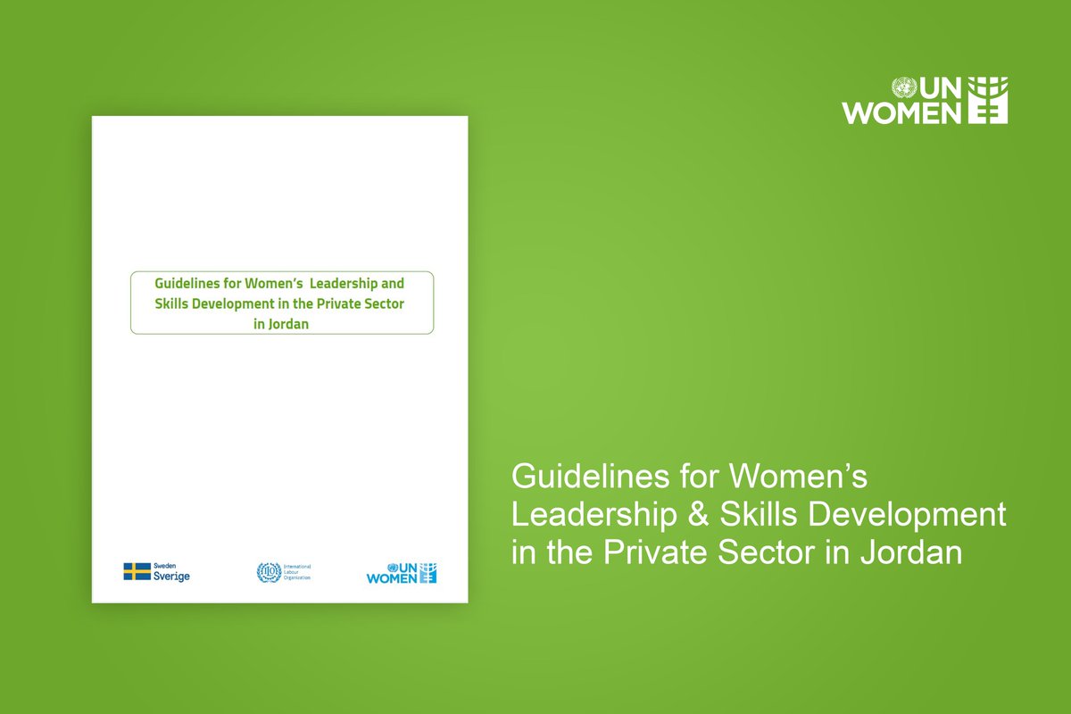 💼 Companies with more women in leadership are more resilient and economically successful. ❓Wondering how to promote women in your company? ➡️ Explore our new Guidelines for Women’s Leadership in Jordan's Private Sector: shorturl.at/glq49 @Sida @SwedeninJO
