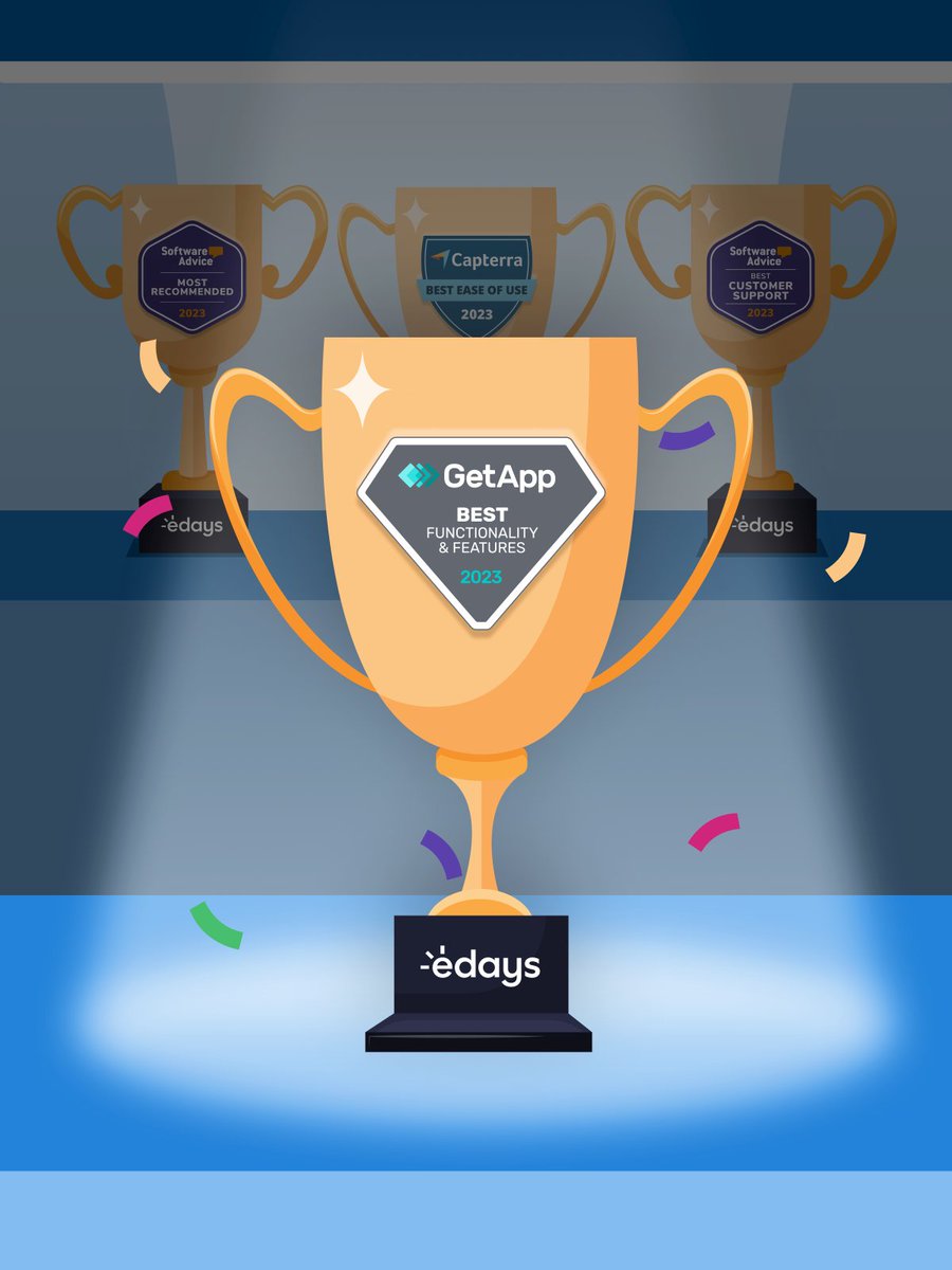 We're thrilled to have been awarded our latest badge by GetApp for the best features and functionality in our time tracking module.

As always we continue to aim to be the ultimate software for absence, leave and time 🏆

#accolade #award #absencemanagement