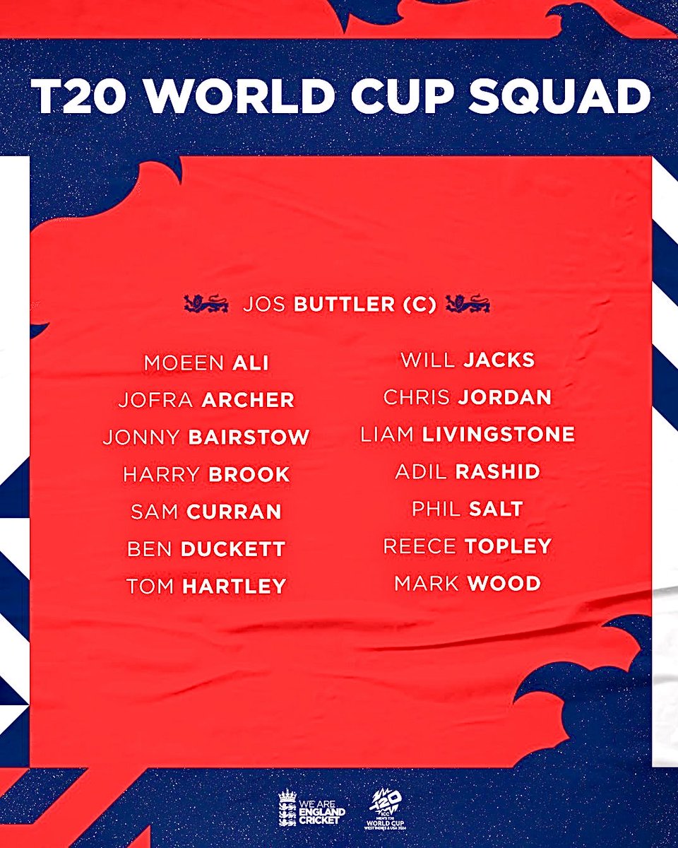2024 டி20 உலகக் கோப்பைக்காக பட்லர் தலைமையிலான முதற்கட்ட இங்கிலாந்து அணி அறிவிப்பு

#t20worldcup2024 #englandcricketteam #josbuttler