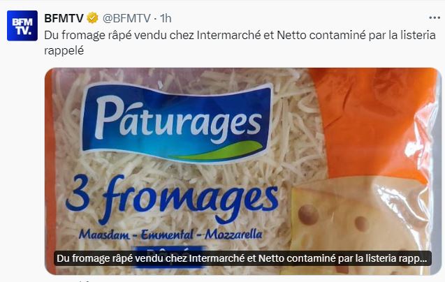 Conseil santé : ne mettez pas trop de fromage rappelé sur vos pâtes !