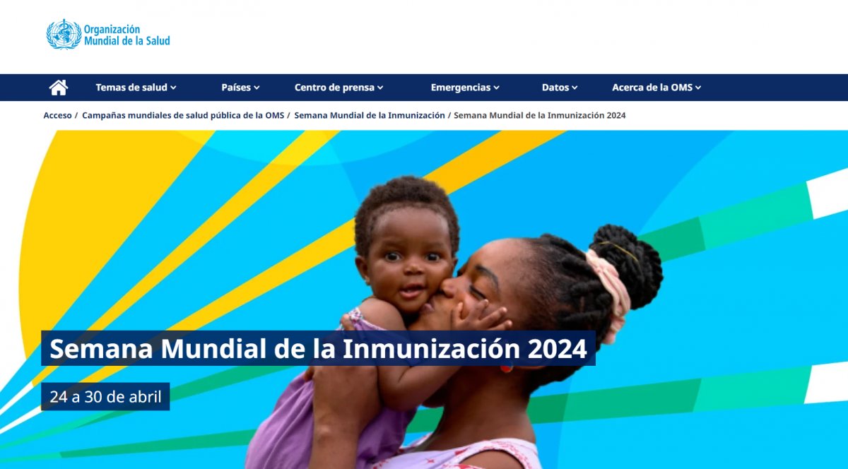 SEMANA MUNDIAL DE LAS VACUNACIONES 2024: 'HUMANAMENTE POSIBLE' Por cada vida salvada a través de la inmunización, se han obtenido un promedio de 66 'años de plena salud': lo que supone un total de 10.200 millones de 'años de plena salud' ganados en estas cinco últimas décadas.