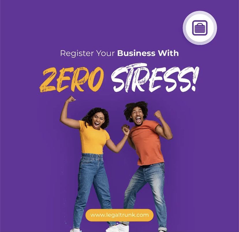 Gentle Reminder 📢

Whether you want to register your business in Nigeria or USA, we are your best option! 

Click the link in our bio or send a DM today to get started. 
#businessregistration #companyformation #companyregistration #legaltrunk