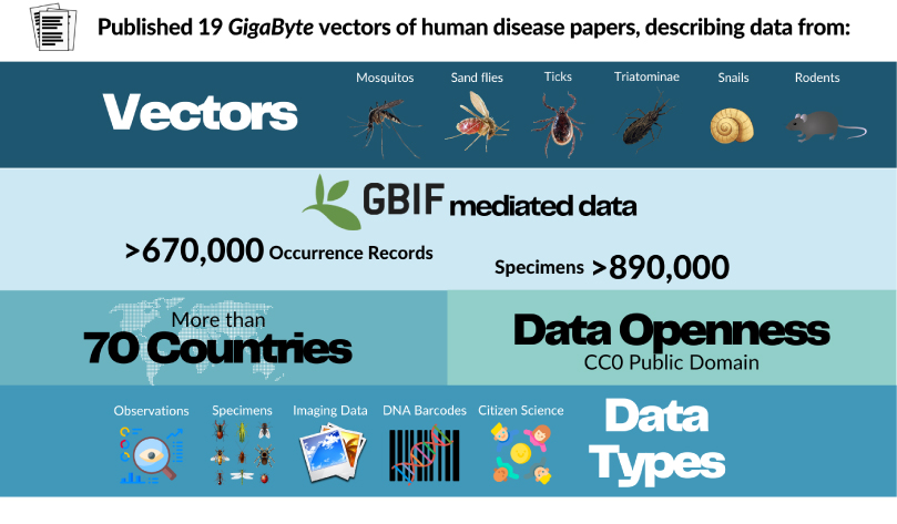 En 2020, @GBIF y el Programa Especial de Salud Mundial para la Investigación y Capacitación en Enfermedades de la Pobreza (TDR) unieron fuerzas para promover la publicación de datos relacionados con #vectores de enfermedades 👇