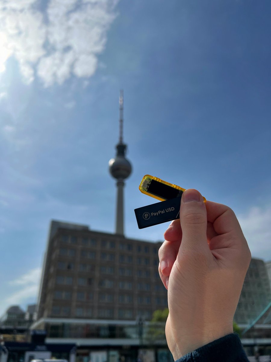 GM and happy Tuesday from Berlin! 🌞 @Ledger @PayPal #Crypto