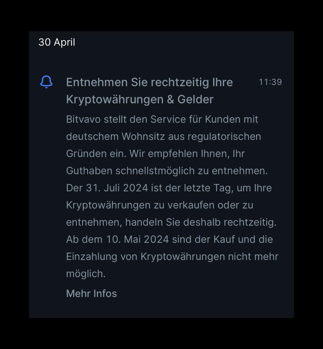 +++ BREAKING NEWS +++ Hochinteressante regulatorische Entwicklungen! #Bitvavo ist eine niederländische Kryptobörse mit Sitz in Amsterdam und äußerst beliebt in Deutschland. Allerdings musste die Kryptobörse aufgrund regulatorischer Auseinandersetzungen mit der Bundesanstalt für