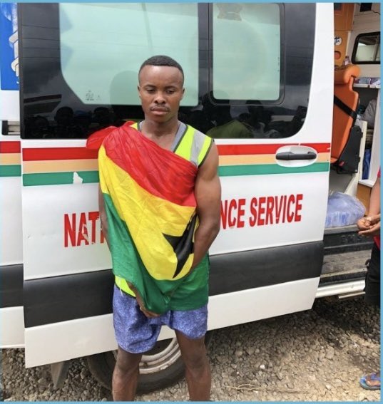 Seidu Rafiwu, the young man undertaking the longest walking marathon, has reached the Greater Accra Region.

He started his journey from Techiman in the Bono East Region.