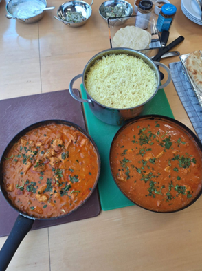 As part of the Physical Health Groups being held at The Limes, the people we support have been exploring healthier food choices. They have been creating ‘fakeaways’ where popular ‘takeaway’ meals are made using healthier ingredients. And the results have been delicious!