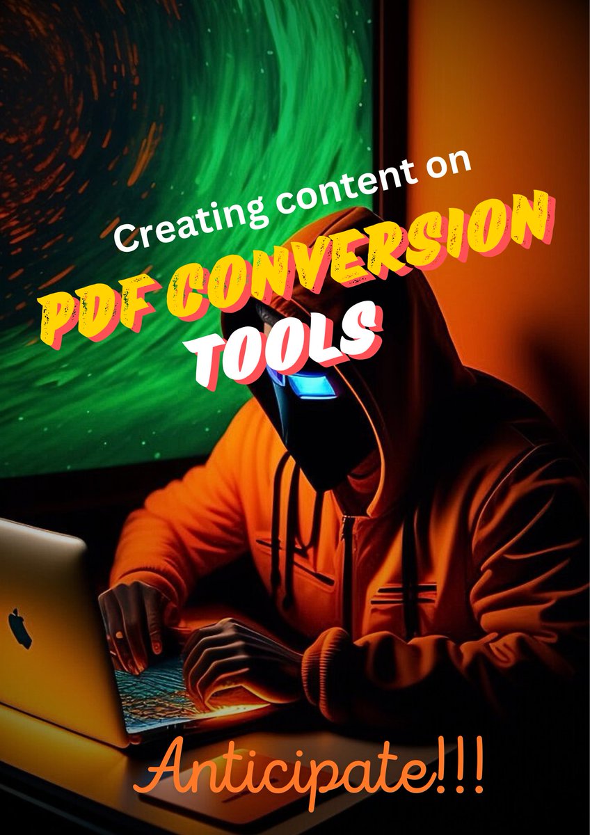 I'm creating content on how to build essential PDF conversion tools using React JS, Anticipate!!!
follow and subscribe to my YouTube Channel to get notified: youtube.com/@programmingWi…

#wizkidanddavido #coding #youtubetutorial #followme #Davido #Jamb #Donjazzy