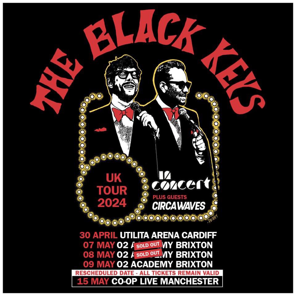 🤩 TONIGHT 🤩 The Black Keys - additional production seats released. Get yours now from link below ⬇️ 🎟 Tickets: bit.ly/BKCdf2024 or call the Box Office on 029 2022 4488 🍽 UPGRADES: Grab your last-minute L2 restaurant or pre-show bar upgrades too!