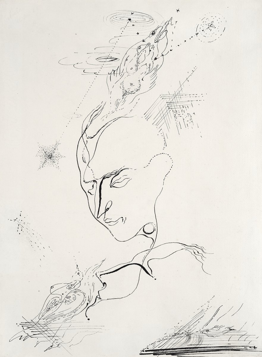 My art review of the André Masson: There Is No Finished World show at @PompidouMetz has been published at @whitehotmag of Contemporary Art here: whitehotmagazine.com/articles/there…… image: André Masson, Benjamin Péret - Automatic Drawing (circa 1925) 31.7 x 23.2 cm @CentrePompidou