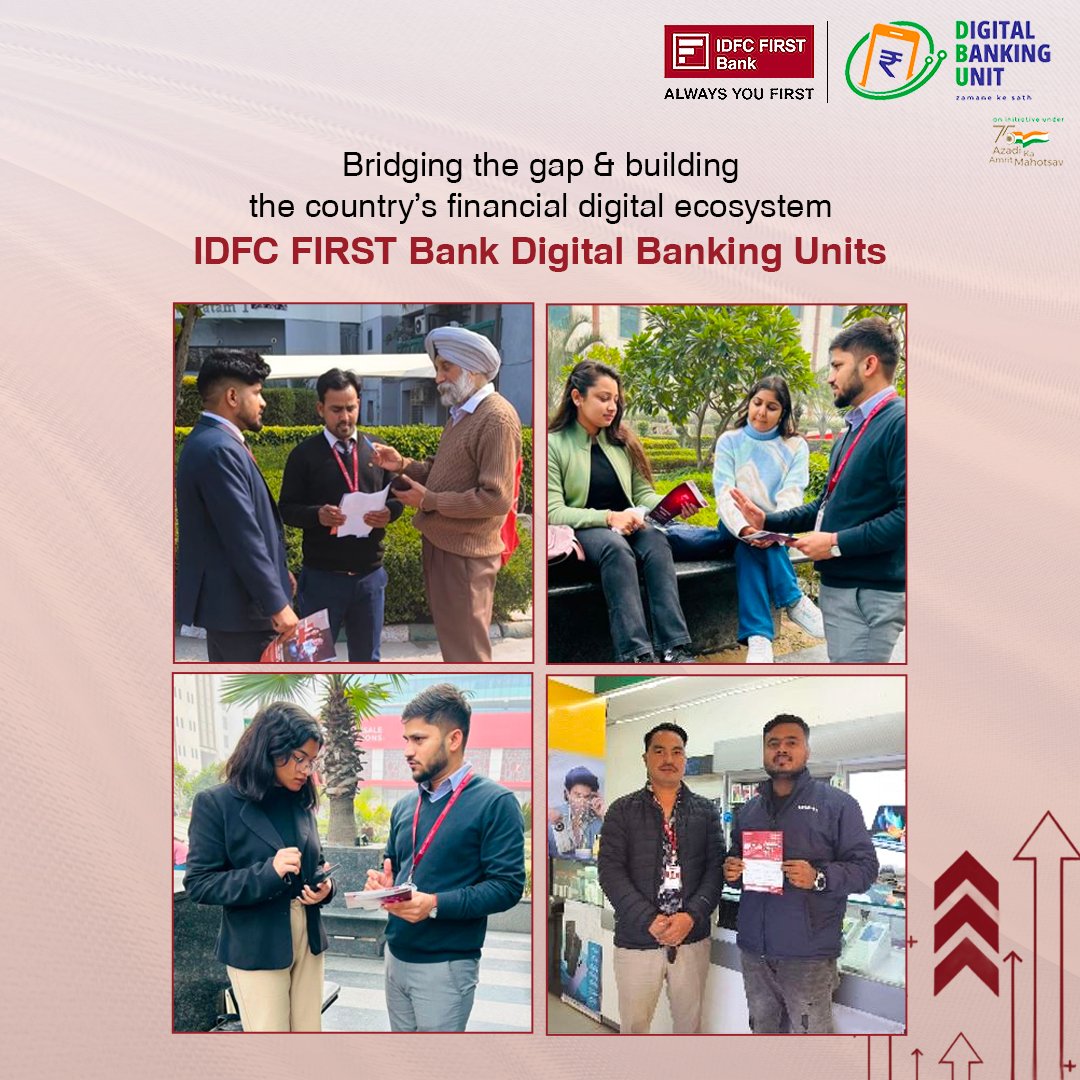 Hosted an enlightening session on Digital Banking Units! From informative leaflets to hands-on demos, we showcased the convenience of 24*7 cash deposit machines. #IDFCFIRSTBank #AlwaysYouFirst #DigitalBankingUnits