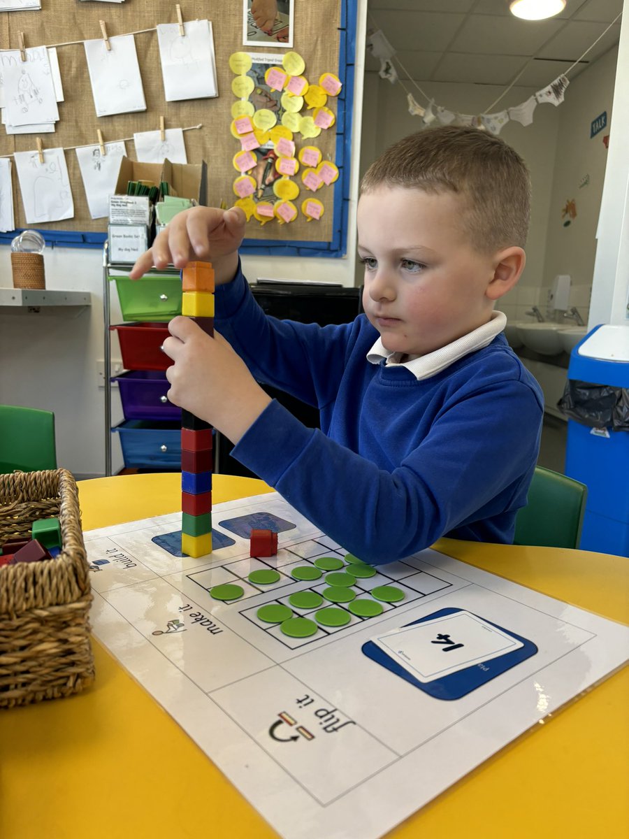 DeltaWillowsAc's tweet image. In Reception, we have been working on building numbers beyond 10 🧮 #masterymaths