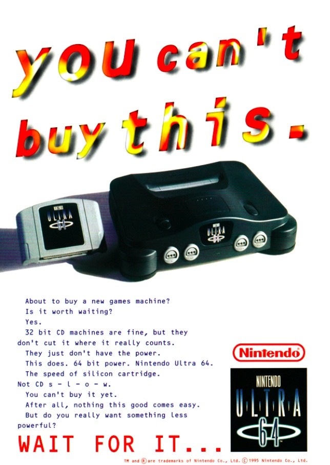 'No puedes comprar esto'.
#Nintendo64 #N64 #Nintendo #Ultra64