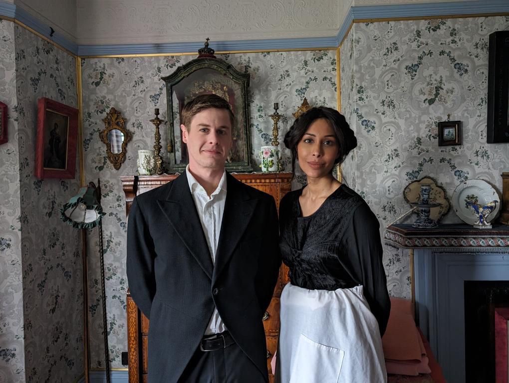 Bts from last weeks filming. Can’t wait for the premiere and to see it on the tele. I played an argumentative maid 😂 #featurefilm #perioddrama #netflix @netflix