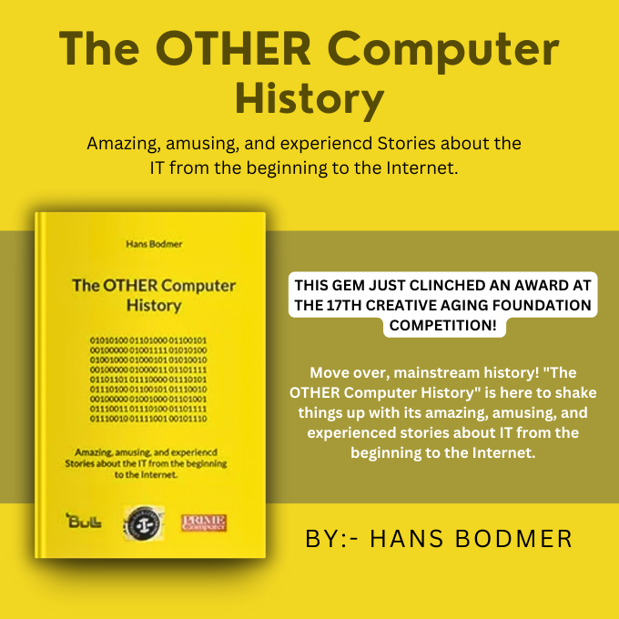 #TechHistory #AwardWinner #Memoir From the birth of the computer era to the introduction of software and networks, Bodmer's narrative provides a clear and insightful glimpse into the evolution of technology. #HansBodmer Buy Now : zaengeli.ch/the-other-comp…
