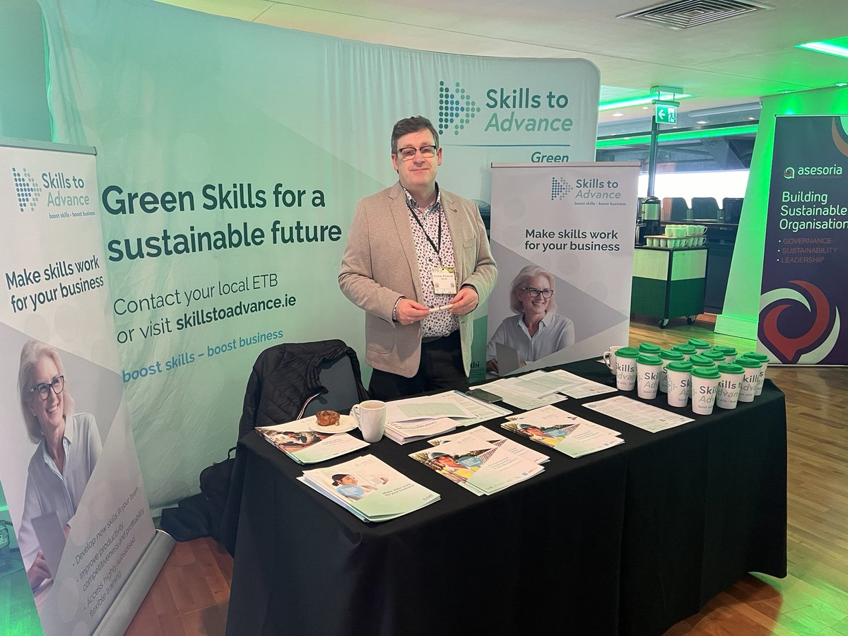 SOLAS Director of Enterprise, Employees & Skills @MaryLyonsSOLAS highlights the important role FET plays in supporting enterprise through the development of targeted and flexible green upskilling options through #SkillstoAdvance initiatives at the @ESGSummit today. #ESGSummit24