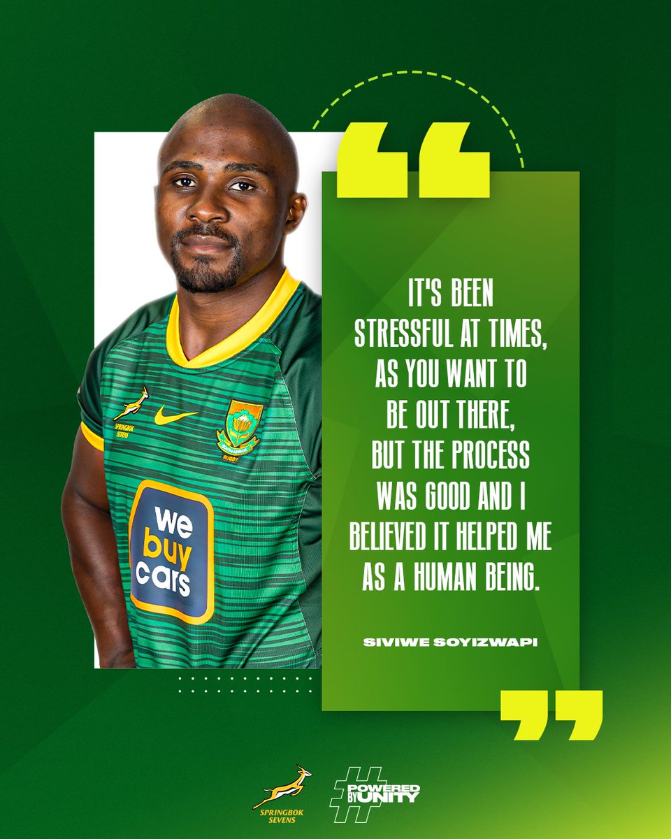 Siviwe Soyizwapi is chuffed to be back in the #Blitzboks squad after a few months on the sidelines 🇿🇦 💪

#PoweredByUnity #HSBCSVNS