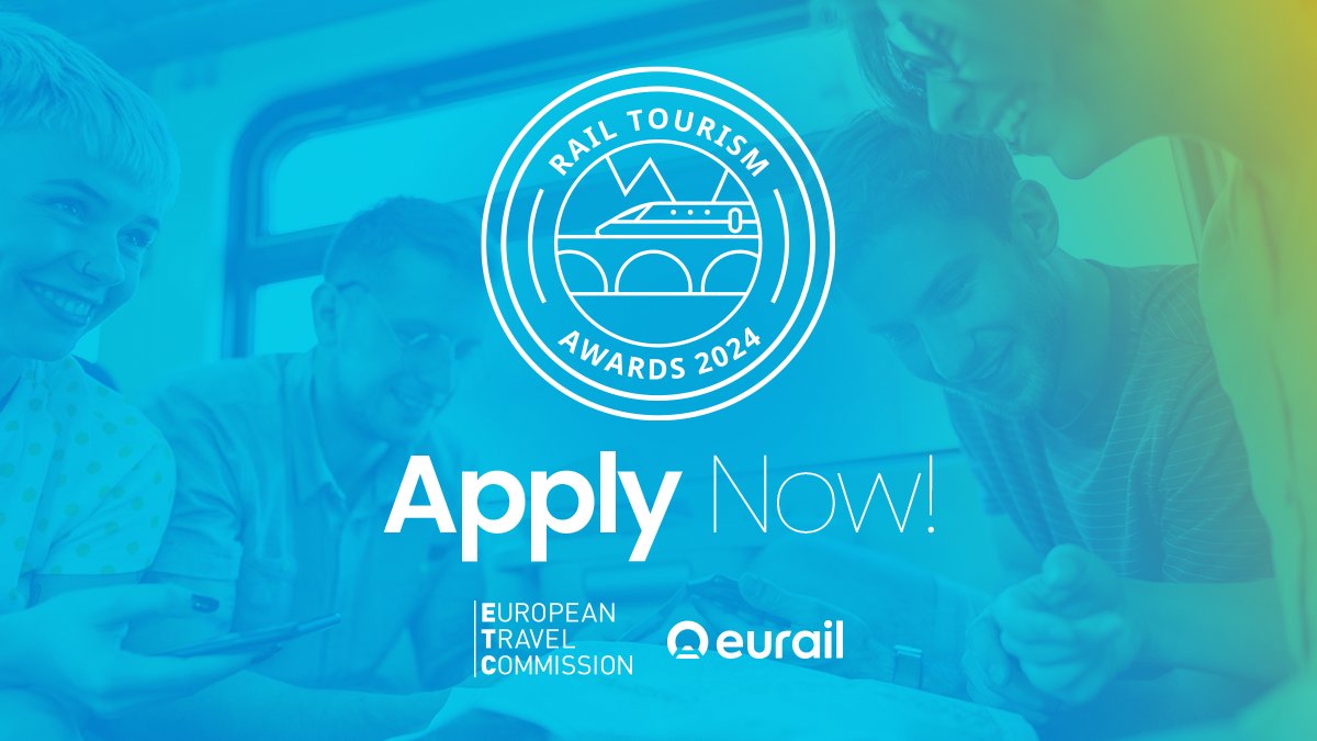 📢 Hop on board: #RailTourismAwards are back for a 4th edition! 🚄 @ETC_Corporate & @Eurail are looking for the best marketing campaigns that encourage travellers to explore Europe by train. 📆 Don’t miss this chance & apply by 30 August! More 👉 railtourismawards.com