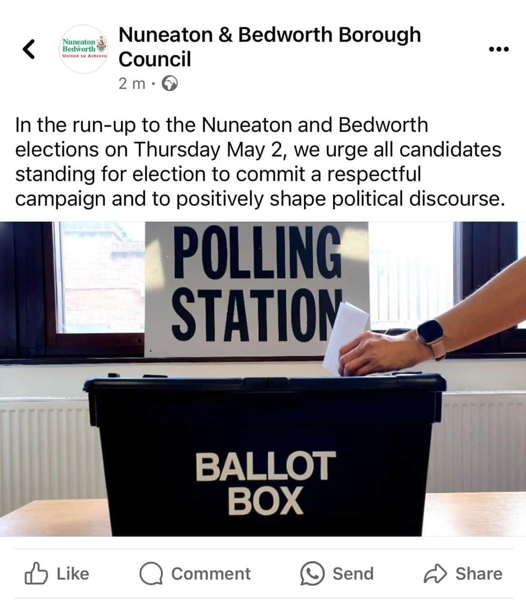 Do other councils have to make posts like this or do we have a particularly unruly bunch of candidates? 👀