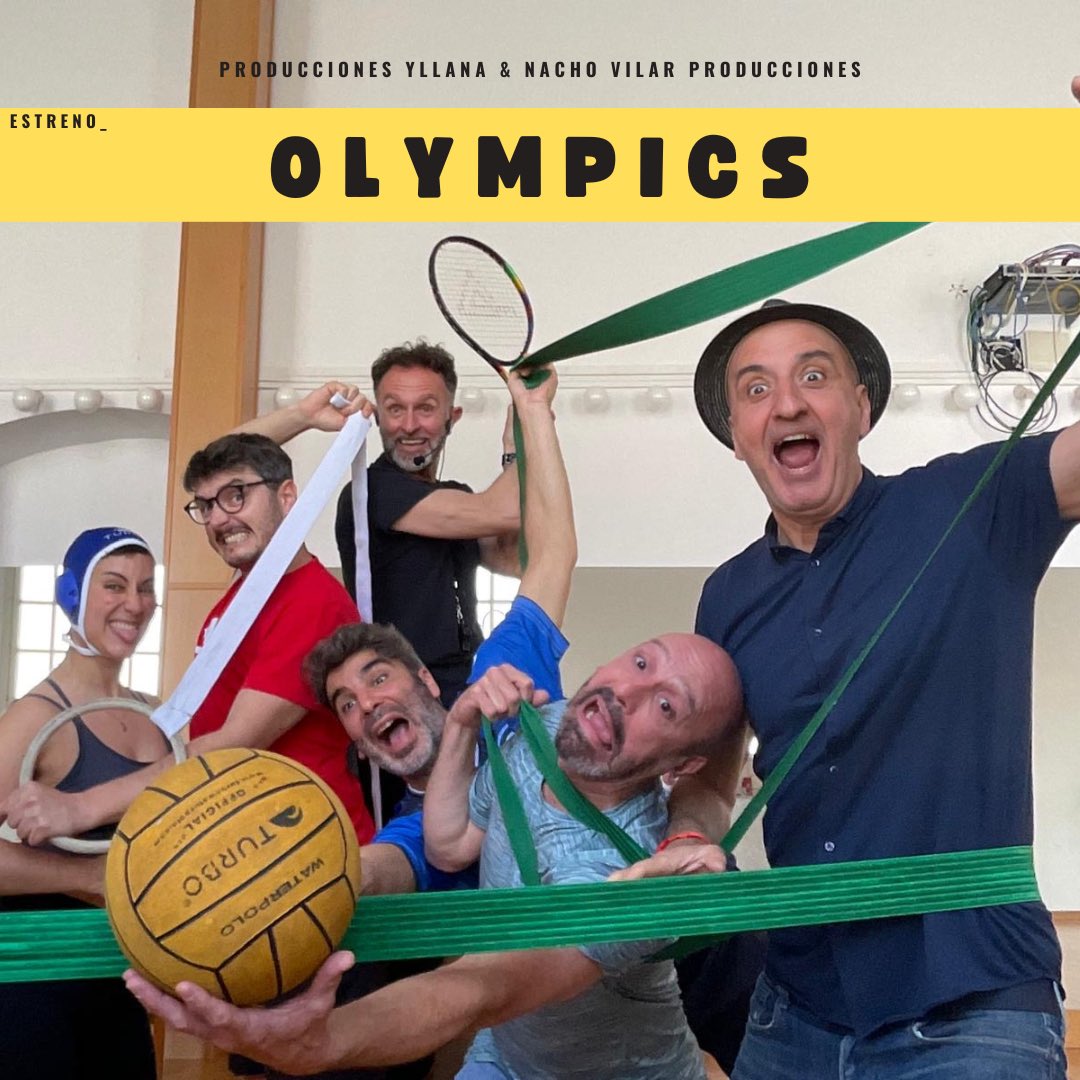 🚨 HOY ESTRENO de OLYMPICS‼️🏋🏻‍♀️🤼‍♂️🤸🏽 @NachoVilar 📍 Casas Ibáñez, Albacete #teatrodecalle #produccionesyllana #nachovilarproducciones #Olympics