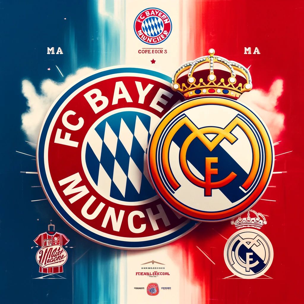 The big match is coming up ❕❕ ⚽️ #BayernMunich faces #RealMadrid in a showdown that promises fireworks 💥 
Who will come out on top ❔ 
#ChampionsLeague #FootballNight #MatchDay #LDC #Bet #Sport #Soccer #Foot #121Metadex