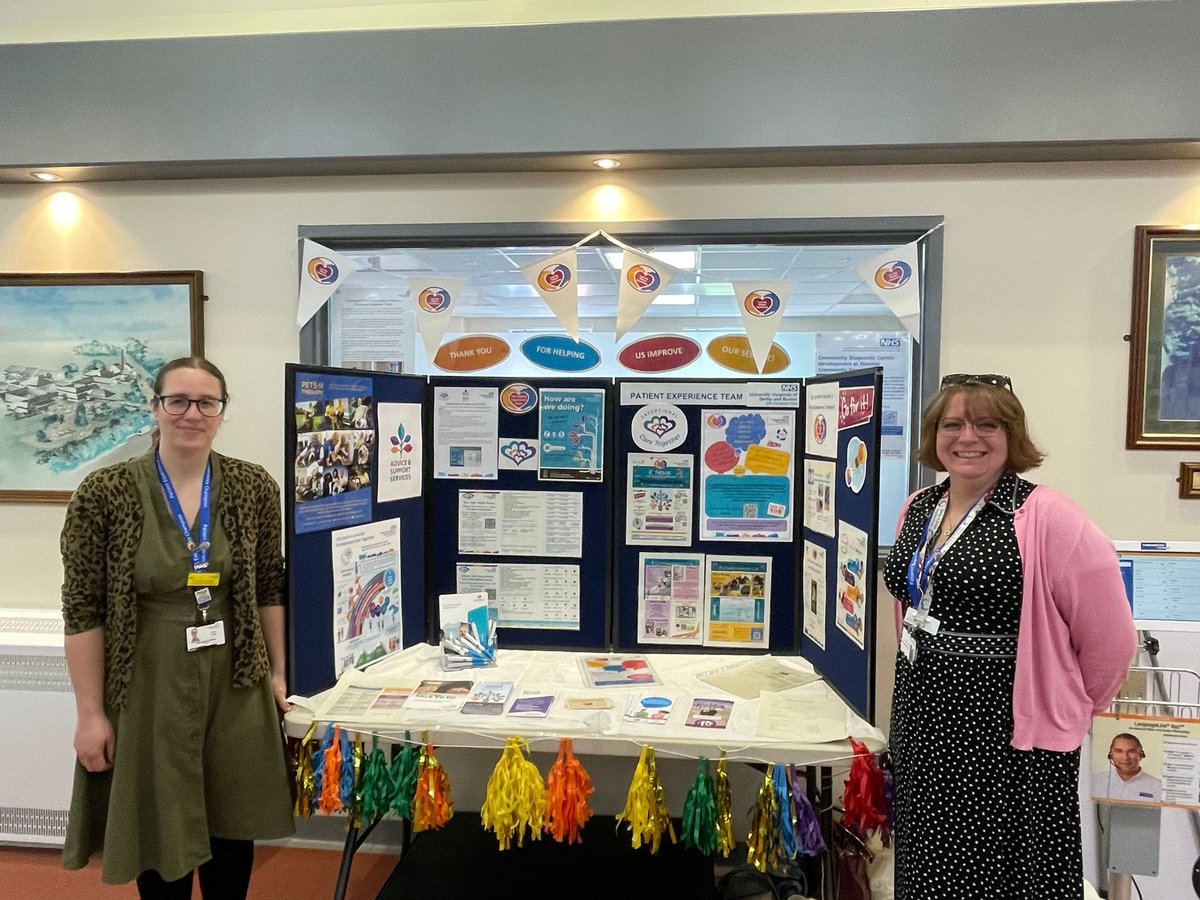 This morning we’ve been over at Ilkeston Community Hospital and Heanor Memorial, showcasing our Patient Experience, Advice and Support Services!Come and chat if you see us! We’ll be at Heanor until 12:30pm!