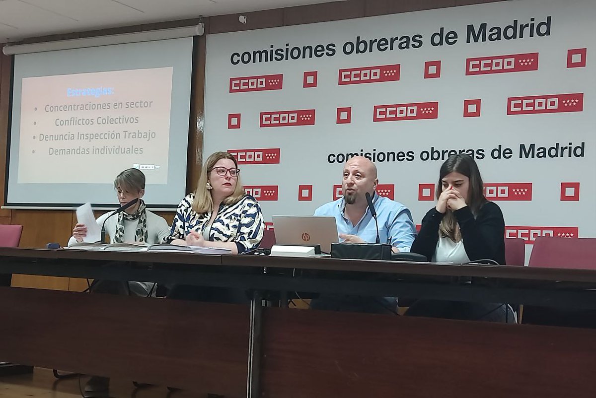 #EstáPasando Reunión del sector de la #SanidadPrivada de Madrid.

✊Unidos somos más fuertes

#CCOOSeMueve