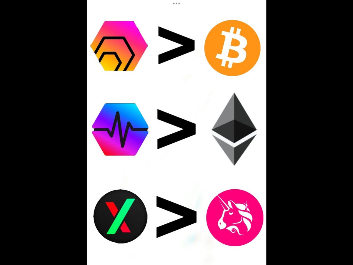 💯 PAY ATTENTION - CRYPTO IS CHANGING - ARE YOU ? 💯

💥 #HEX is the BETTER #Bitcoin 
💥 #PulseChain is the BETTER #ETH 
💥 #PulseX is the BETTER #Uniswap. 

💯🆘🆘 CRYPTO TIMES ARE CHANGING - KEEP UP 🆘🆘💯