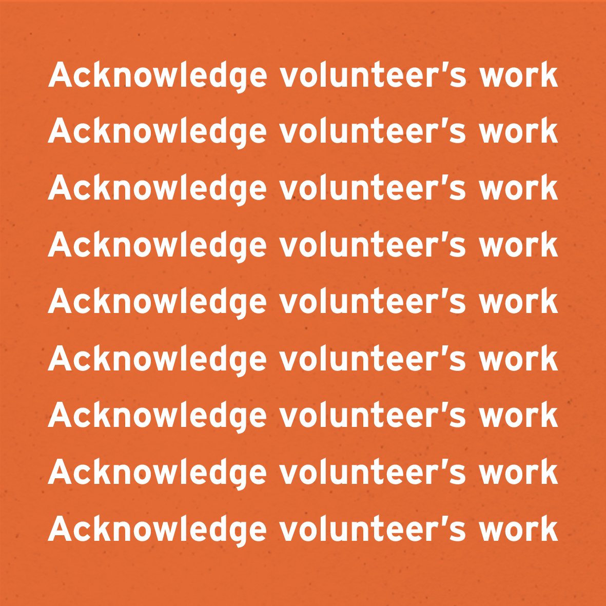 Dear #volunteers, we will always need your ⏳Time 💙Love 🧰Skills 🫂Solidarity 👍Compassion 🎯Commitment Thank you for being the change the world needs.