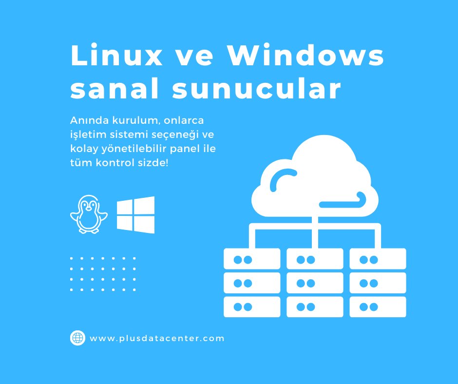 PlusDatacenter's tweet photo. En iyi donanımlar ve en iyi network alt yapısı ile hazırlanmış sanal sunucularımız tüm projeleriniz için ideal. Yüksek kapasite, limitlendirilmemiş trafik ve yüksek hat değerleri ile tam size göre.  #sunucu #server #sanalsunucu #virtualservers #linux #windows #esxi #vmware https://t.co/cftv65FVge