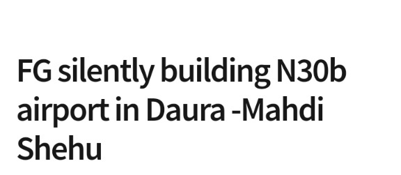 Why build an airport in Daura😡