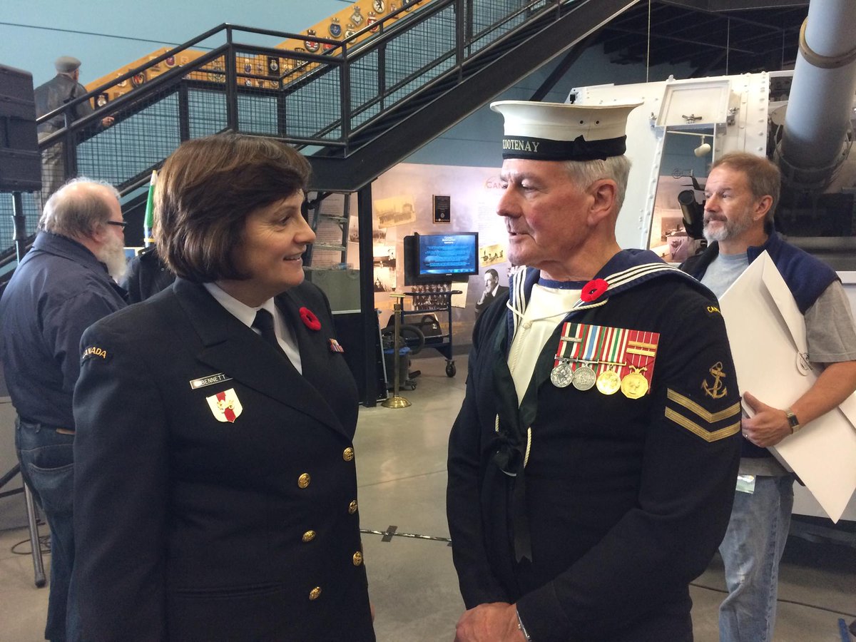 #OTD 30/4/2011 #RememberRCN -Rear-Admiral Jennifer Bennett becomes the first female promoted to that rank in the @RoyalCanNavy and first female Chief Reserves and Cadets, the CAF’s highest Reserve Force position. @NAVRESNAV