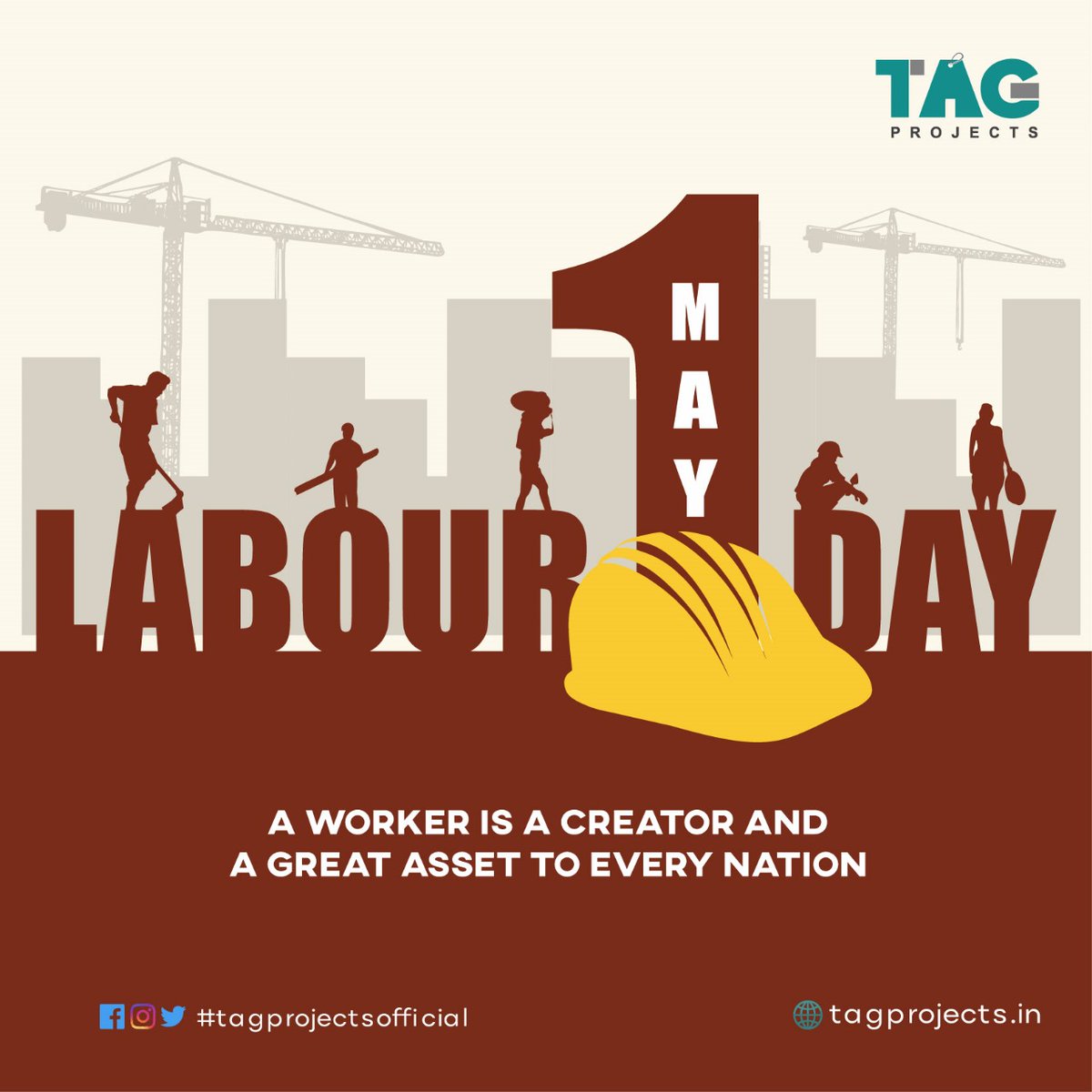 Happy International Labour Day from TAGprojects!

Your dedication powers our progress.

#InternationalWorkersDay #labourday #TAGprojects #InternationalLabourDay #mayday #happylabourday #HappyWorkersDay #hardworkpaysoff #workersrights #dedication #LabourDay2024 #May1st