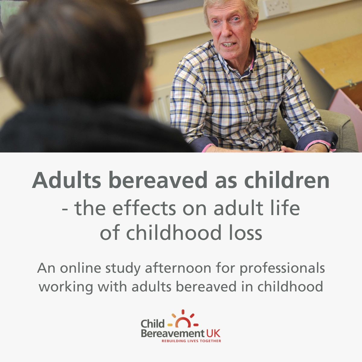 Our online study half-day ‘Adults bereaved as children – the effects on adult life of childhood loss’ (14 May, 2pm to 5pm, online) looks at the way the death of someone close in childhood can resonate through life. Chaired by Julie Stokes OBE, Executive Coach and Founder of…