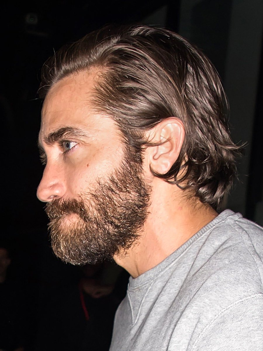Jake with long hair, photo series:

#JakeGyllenhaal