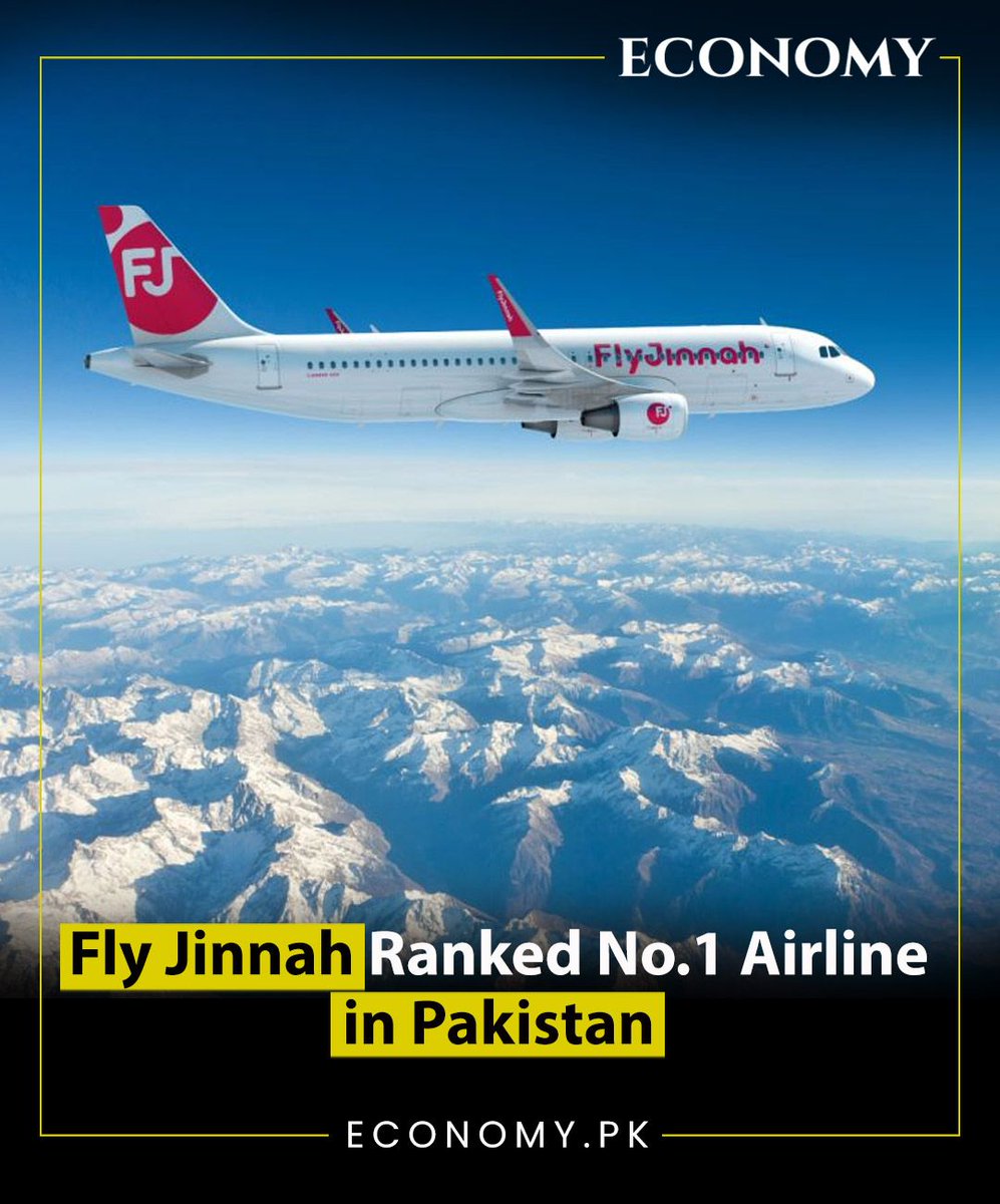 Fly Jinnah once again achieves the top spot in the Pakistan Civil Aviation Authority (PCAA) Airlines Ranking Chart for Flight Punctuality and Regularity for the period of July - Dec 2023.