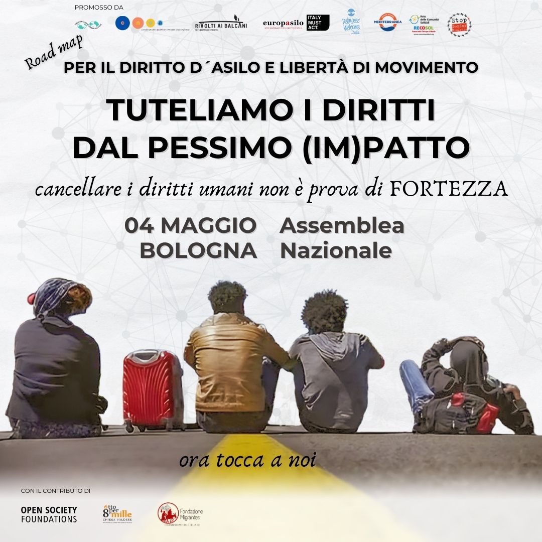 Il 4 maggio a #Bologna la tappa conclusiva della #RoadMap per il diritto d’asilo e la libertà di movimento: "Così vogliamo disobbedire"

Leggi il comunicato congiunto completo sul nostro sito 👇
mediterranearescue.org/it/news/il-4-m…
