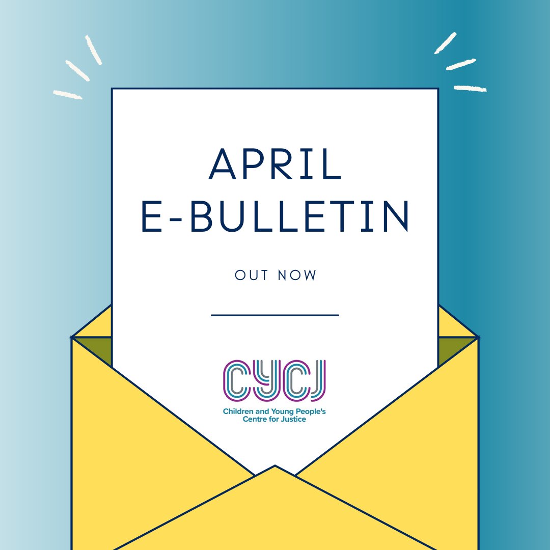 See the latest news and views of CYCJ in the April e-bulletin. shorturl.at/fqU27
