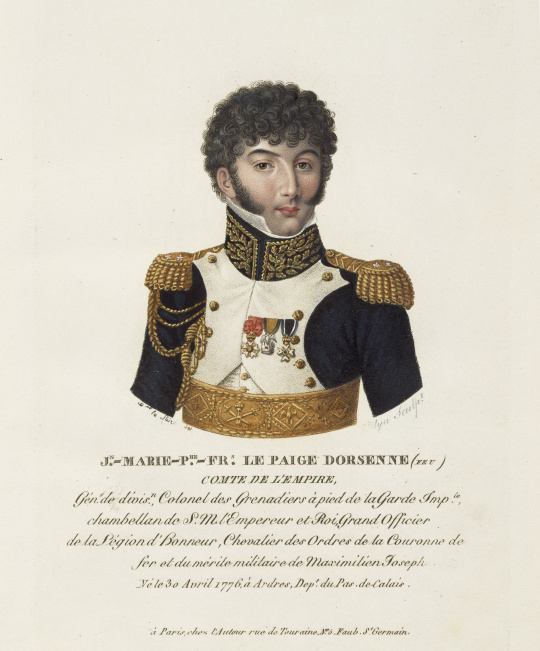 Today we wish Jean-Marie Dorsenne (General of Division in the French Army and senior commander in the Imperial Guard), a very happy birthday! Born on this day in 1773. His name features on the west pillar of the Arc de Triomphe, Paris (France) Photo credit: Joconde database.