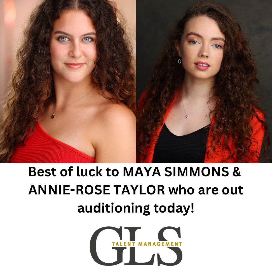 MAYA & ANNIE-ROSE are auditioning today for a Christmas project! 🍀 #glstm #audition #actor #immersive #christmas #spotlight #glstalentmanagement