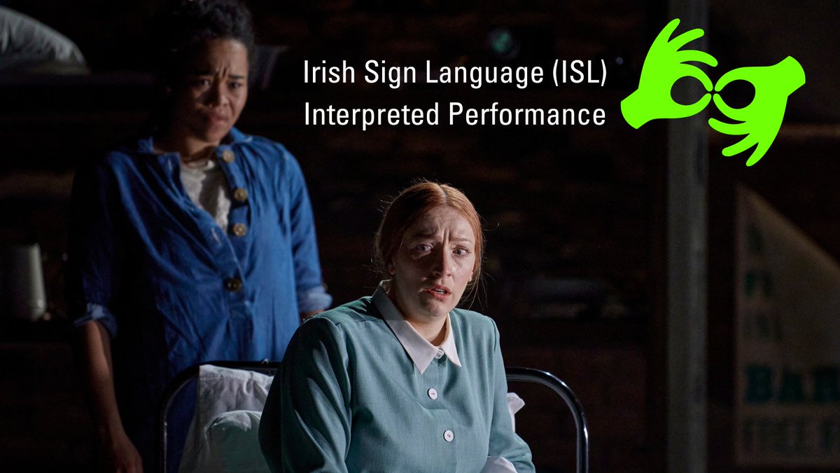 Saturday 4th May @ 2pm there will be an ISL-interpreted performance of THE PULL OF THE STARS. There are limited seats reserved for anyone needing to be close to the ISL interpreter. You can book these through our Box Office. E: boxoffice@gate-theatre.ie P: +353 1 874 4045