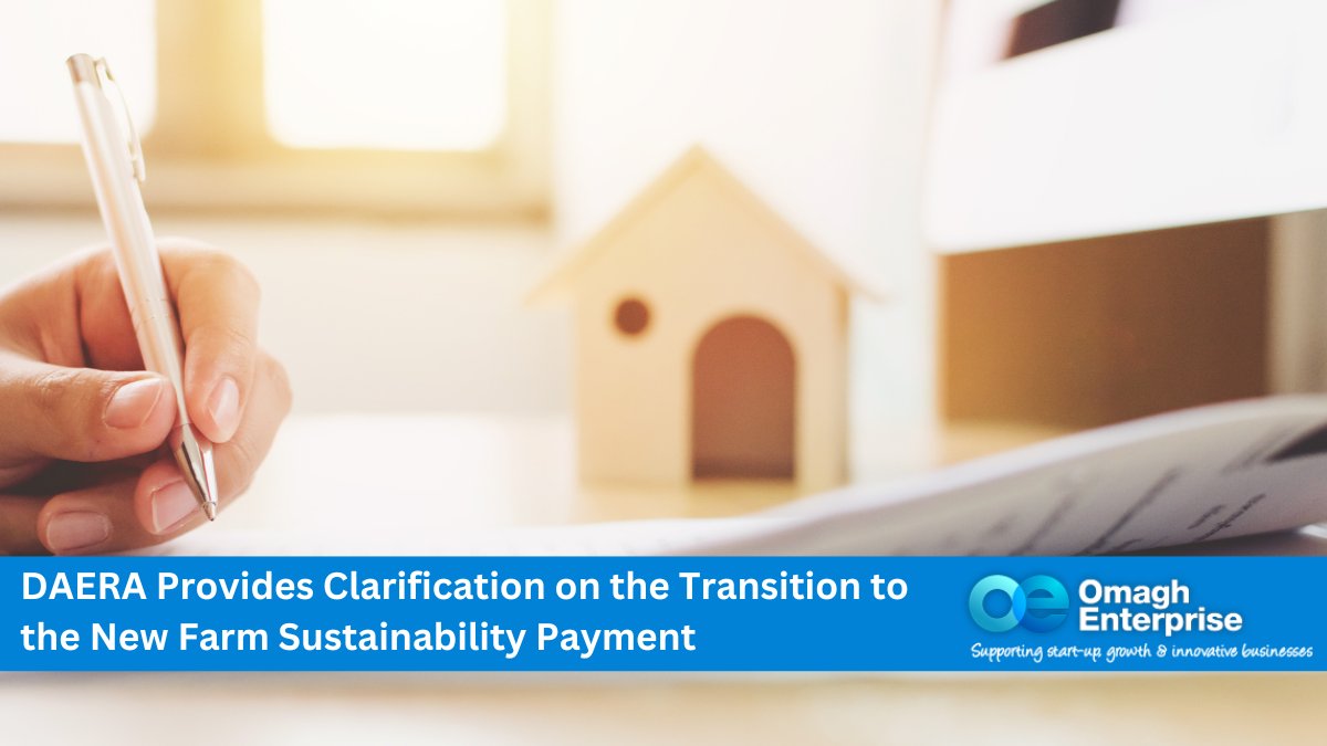 DAERA Provides Clarification on the Transition to the New Farm Sustainability Payment bit.ly/4aXRt8Y Basic Payment Scheme will be replaced by a Farm Sustainability Transition Payment in 2025 with the full Farm Sustainability Payment coming into operation in 2026.