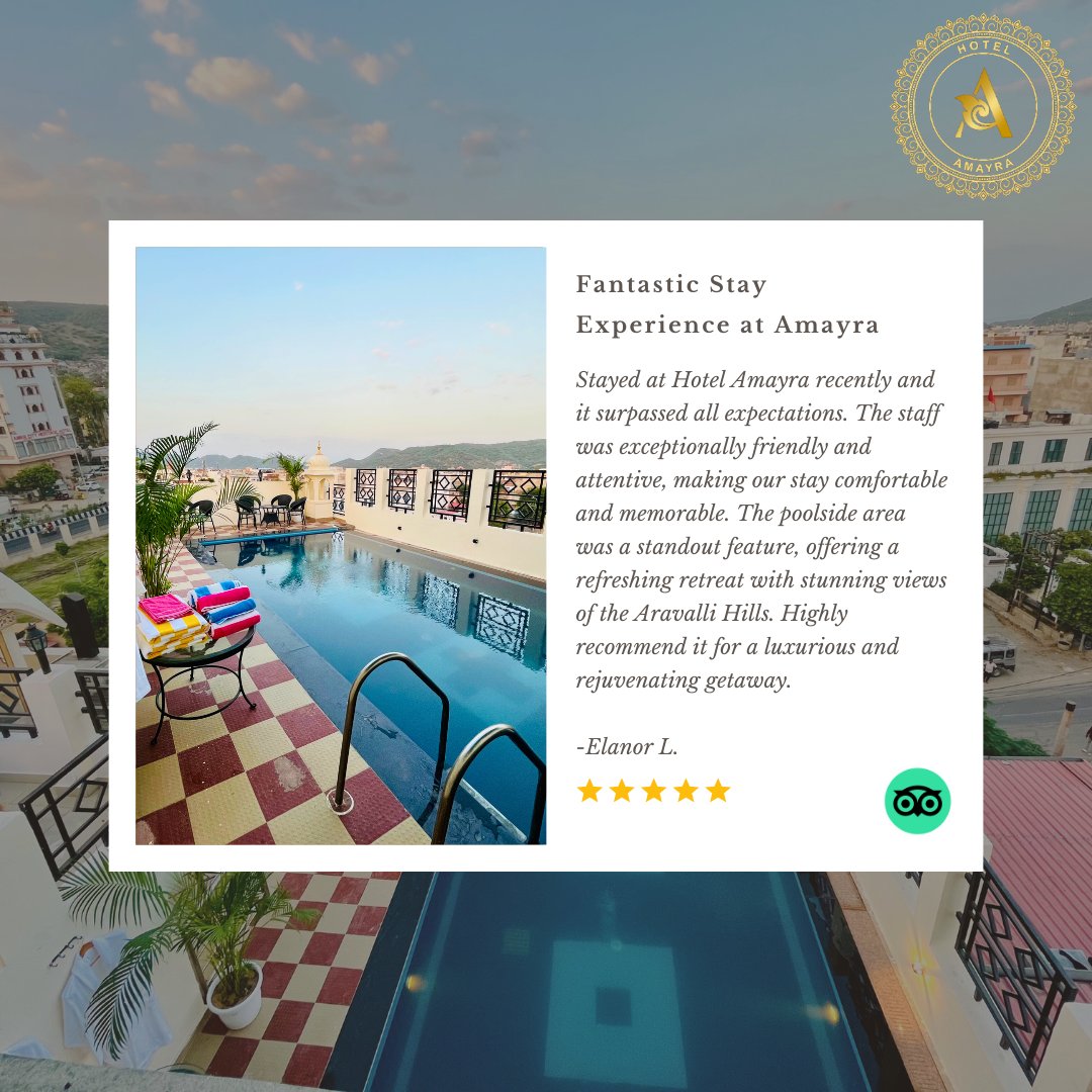 We value your feedback! Thank you for sharing your experience with us.

@hotelamayrajaipur

#guestreview #guestexperience #guestfeedback #summervibes #jaipurcity #pooltime #jaipurdiaries